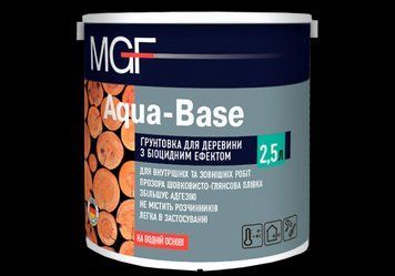 Ґрунтовка для деревини з біоцидним ефектом MGF Aqua-Ваse M400 10л МГФ0007 фото