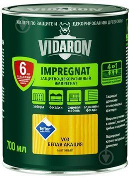 Пропитка для дерева Импрегнат Vidaron V06 амереканское красное дерево 0,7 л 1153 фото