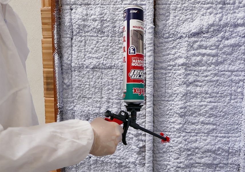 Пена напыляемая профессиональная THERMCOAT Akfix 850мл / 930гр(упаковка 12шт) ПТ930 фото
