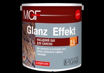 Фасадний лак для каменю MGF Glanz Effekt 0,75мл МГФ0077 фото