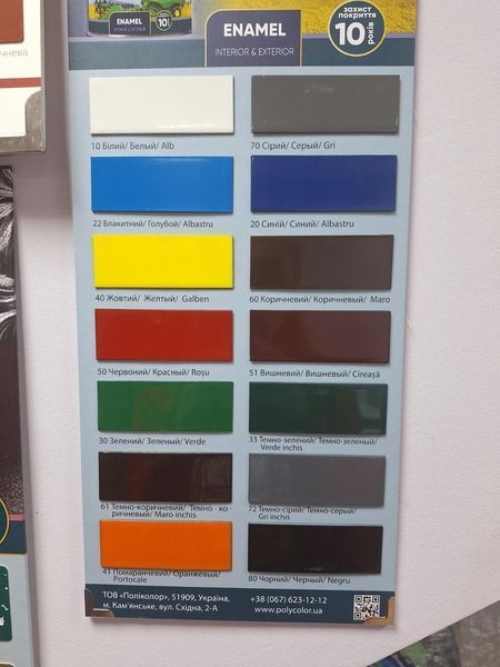 Емаль алкідна METALPROF ENAMEL ПФ-133 ТМ КОРАБЕЛЬНА Біла 0,75л К0001 фото